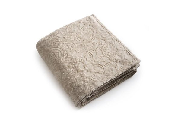 Khăn trải màu taupe