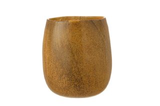 Bình hoa trang trí Round Bell màu cam