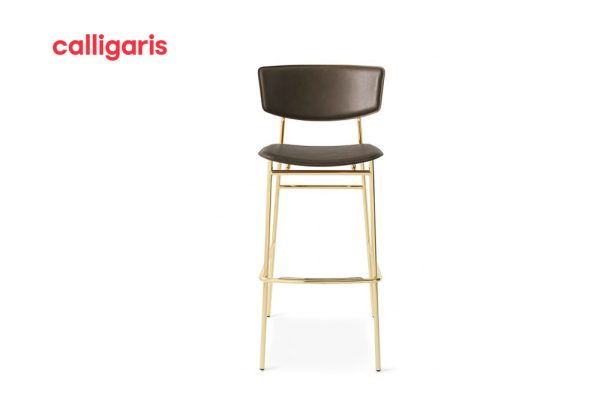Fifties bar chair mud brown