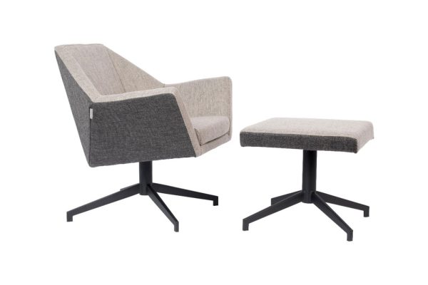 Armchair Uncle Jess (Màu Light gray, Kèm đôn)