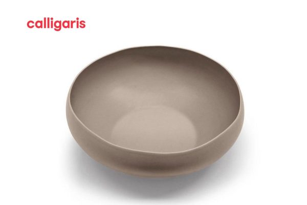 Đĩa gốm Kalika màu Sand