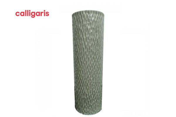 Bình gốm Millie cao màu xanh lá