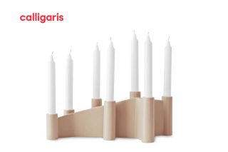 Chân nến gốm Cathedral pink