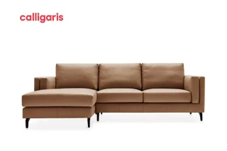 Sofa Metro Next Góc Phải 2m7 (Antelope Brown Leather L01)