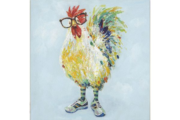 Tranh gà trống 60 x 60