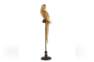 Con vẹt kim loại trang trí