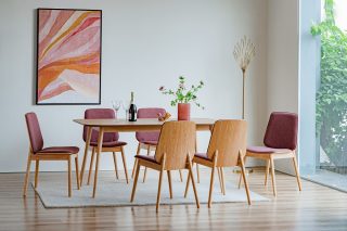 Bộ bàn ăn Tristan gỗ hiện đại