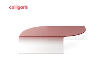 Bàn nước Merian G kính burgundy