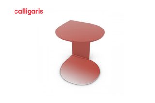 Bàn bên Merian màu burgundy sang trọng hiện đại