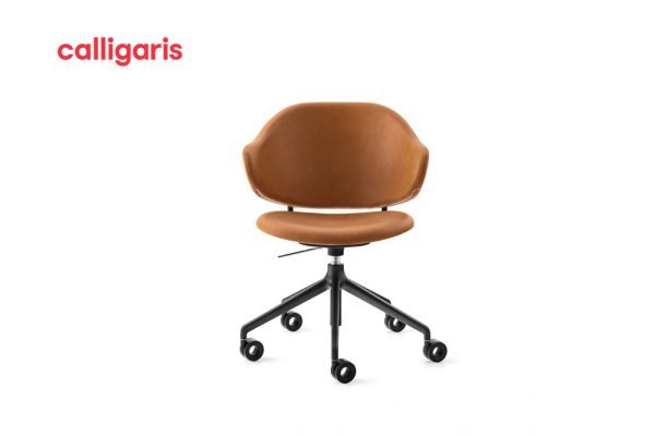 Holly cognac office chair
