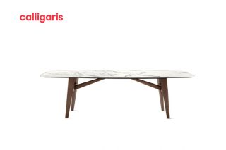 Abey Ceramic White 8 seates dining table