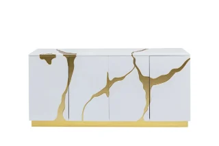 Tủ ly CRACKED WHITE