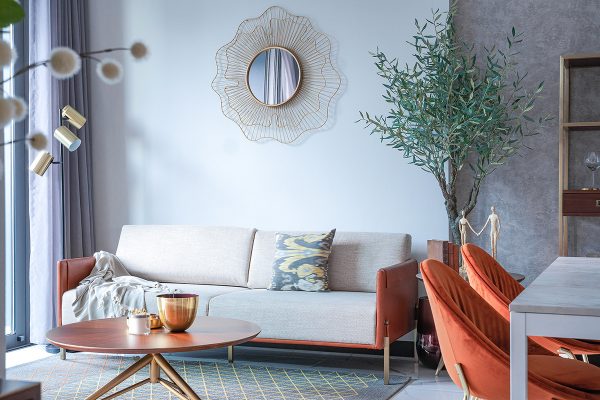 Phòng khách Imprire city đẹp lạ thanh nhã