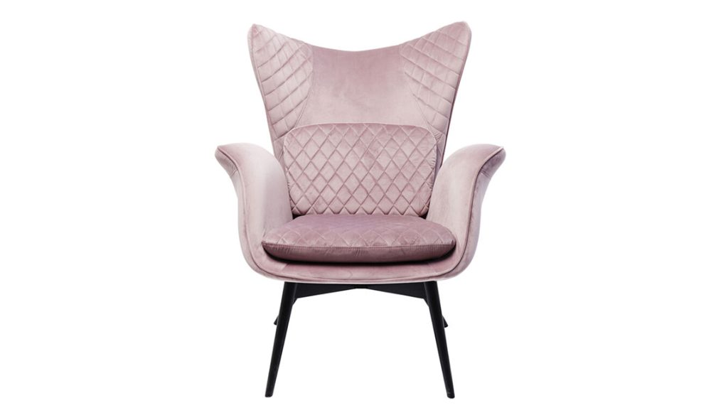 Armchair Tudor Velvet Rose