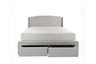 Iris drawer bed 1M6 Belfast fabric 41