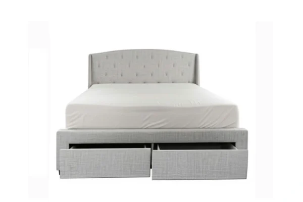 Iris drawer bed 1M6 Belfast fabric 41