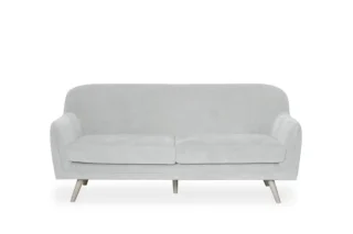 Miami sofa 2 seats yellow fabric