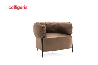 Armchair Quadrotta da màu nâu êm ái dễ chịu