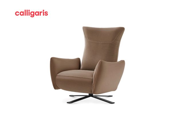 Polse relax armchair leather brown l01