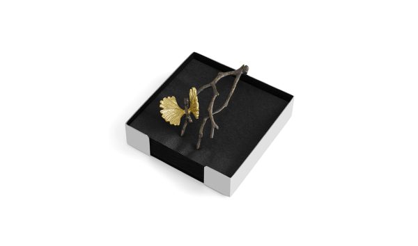 Butterfly Ginkgo napkin holder 175787 Maca