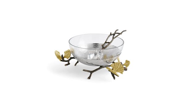 Tô Butterfly Ginkgo Glass Nut 175743 Mca