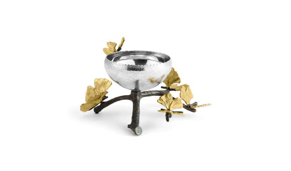 Butterfly Ginkgo Nut Bowl 175751 Mca