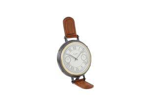 Đồng hồ bàn Alu da kim loại 56280