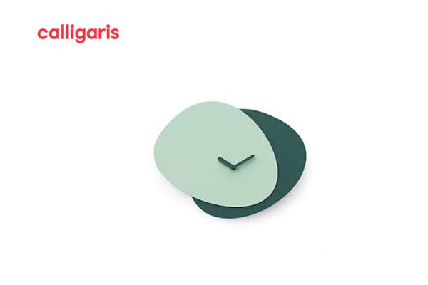Allora wall clock green/blue