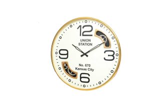 Wall clock with unique motifs 53751