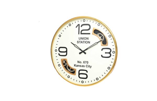 Wall clock with unique motifs 53751
