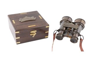 Ống nhòm Brass kim loại màu nâu gỗ 58844