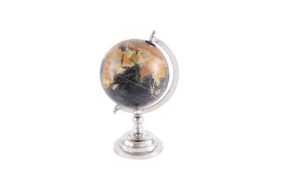 Black Brown Large Alu Ornament Globe 55768