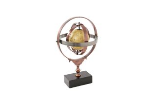 Small decorative golden globe 54636