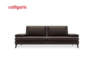 Landa sofa 3 seats leather root L3P