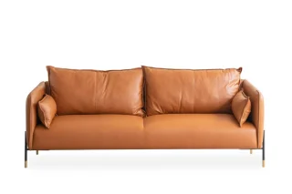 Sofa Combo 3 chỗ 2m1 (Da Cognac 518)