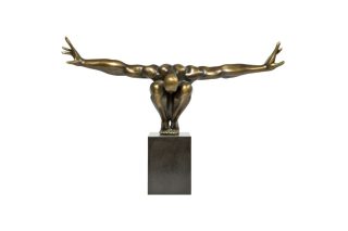 Athlet Bronze statue 75cm 30046K