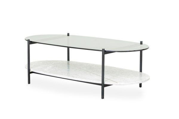 Bnaf nước Cabo mặt bàn bằng oval có kệ dưới tiện nghi hiện đại