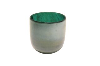Aqua green glass vase DSL011/LG