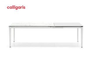 Bàn ăn Pentagon ceramic P17C (mở rộng 1,6m–2,1m)