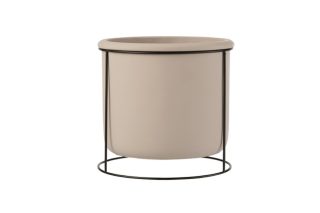 Chậu hoa treo xi măng taupe lớnl 20x19.5 22779