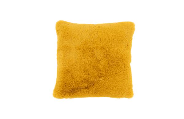 Cuties square polyester ochre pillow 45x46 18089