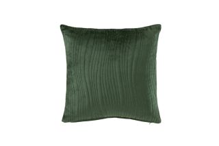 Wave pillow green square 45x45 7024