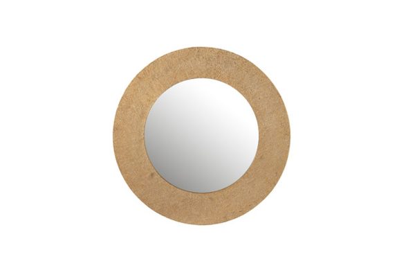 Jute Aluminum mirror frame large gold 7711