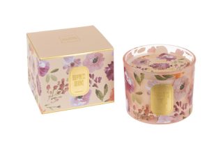 Nến thơm hoa hạnh phúc hồng nhỏ 35u 21975