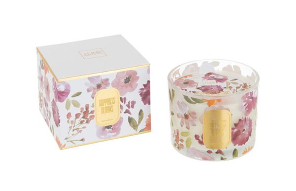 Nến thơm hoa hạnh phúc trắng nhỏ 35u 21970