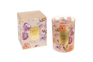 Nến thơm hoa hạnh phúc hồng lớn 70u 21976