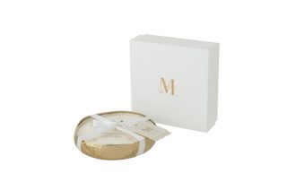 Nến thơm Livia kim loại vàng vừa 19h 16135