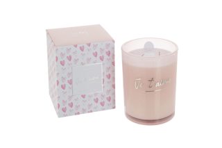 Nến thơm Je T'aime hồng lớn 70u 21966