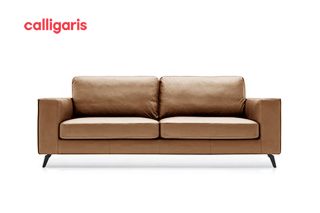Sofa Square Next 3 Chỗ (Leather Antelope Brown Esprit L01)