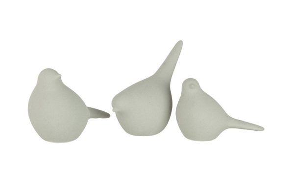 Tượng con chim gốm xanh bạc hà lớn 21846